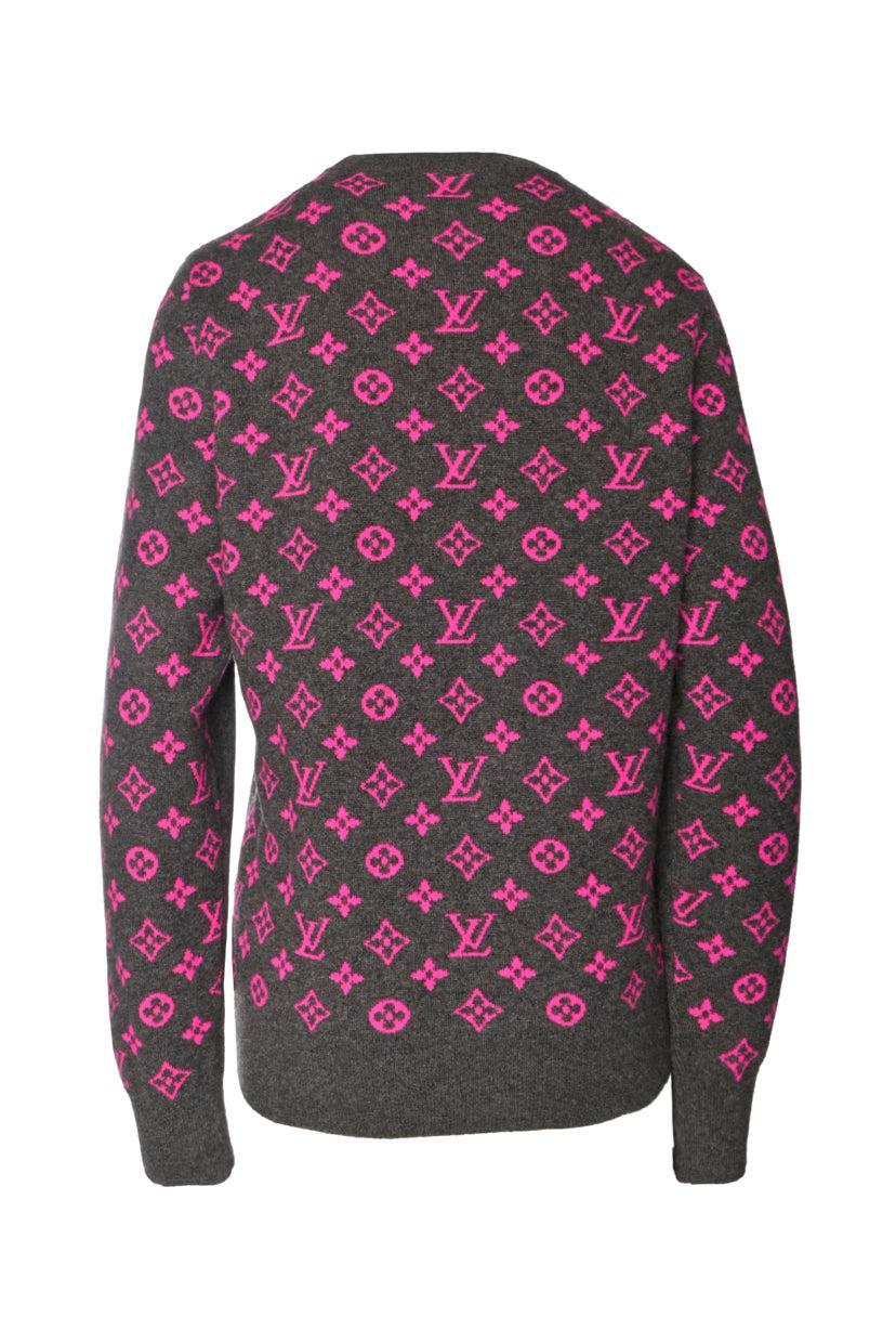 Louis Vuitton Size M Men's Monogram Cashmere Sweater