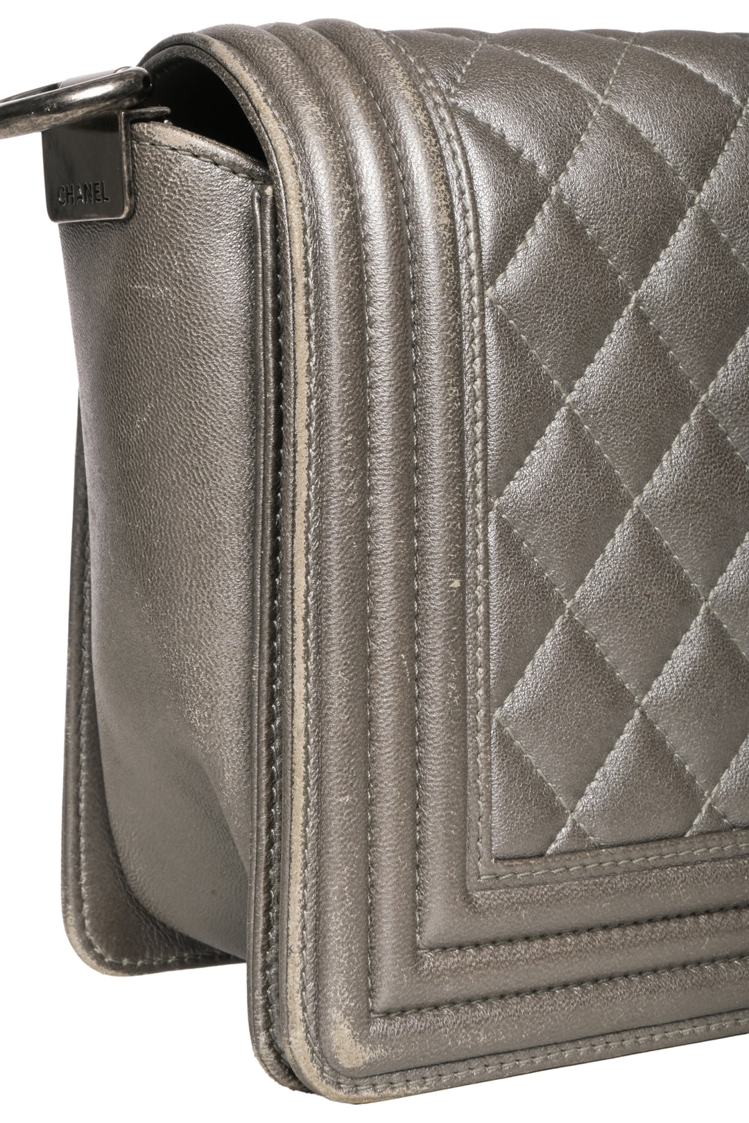 Chanel 2011 Medium Quilted Leather Boy Bag