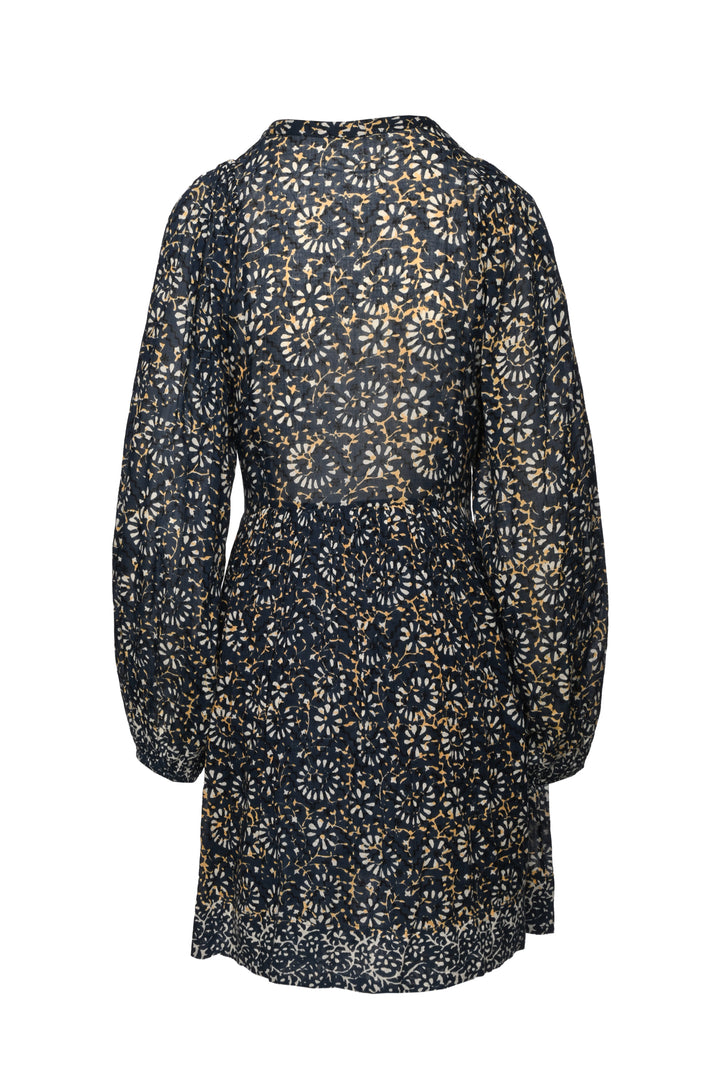 Ulla Johnson Size 6 Lace-Up V-Neck Mini Dress