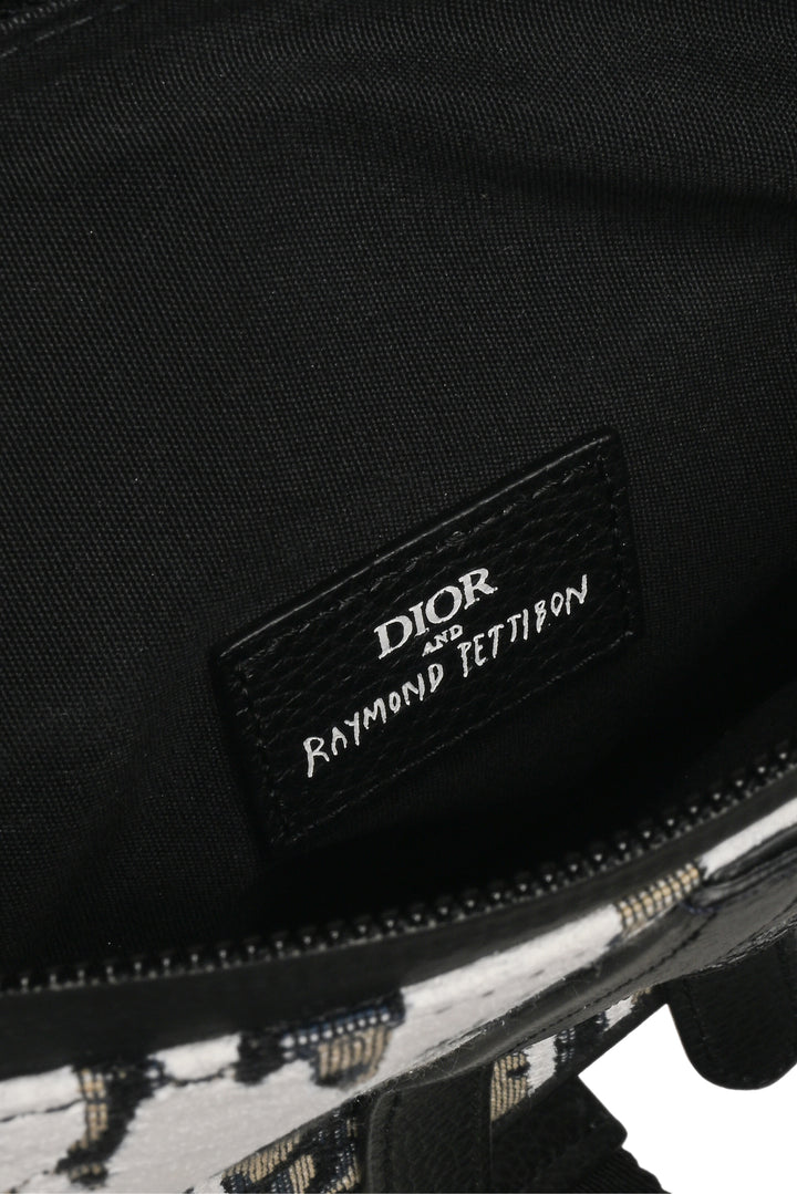Dior 2019 Raymond Pettibon Oblique Mens Saddle Bag
