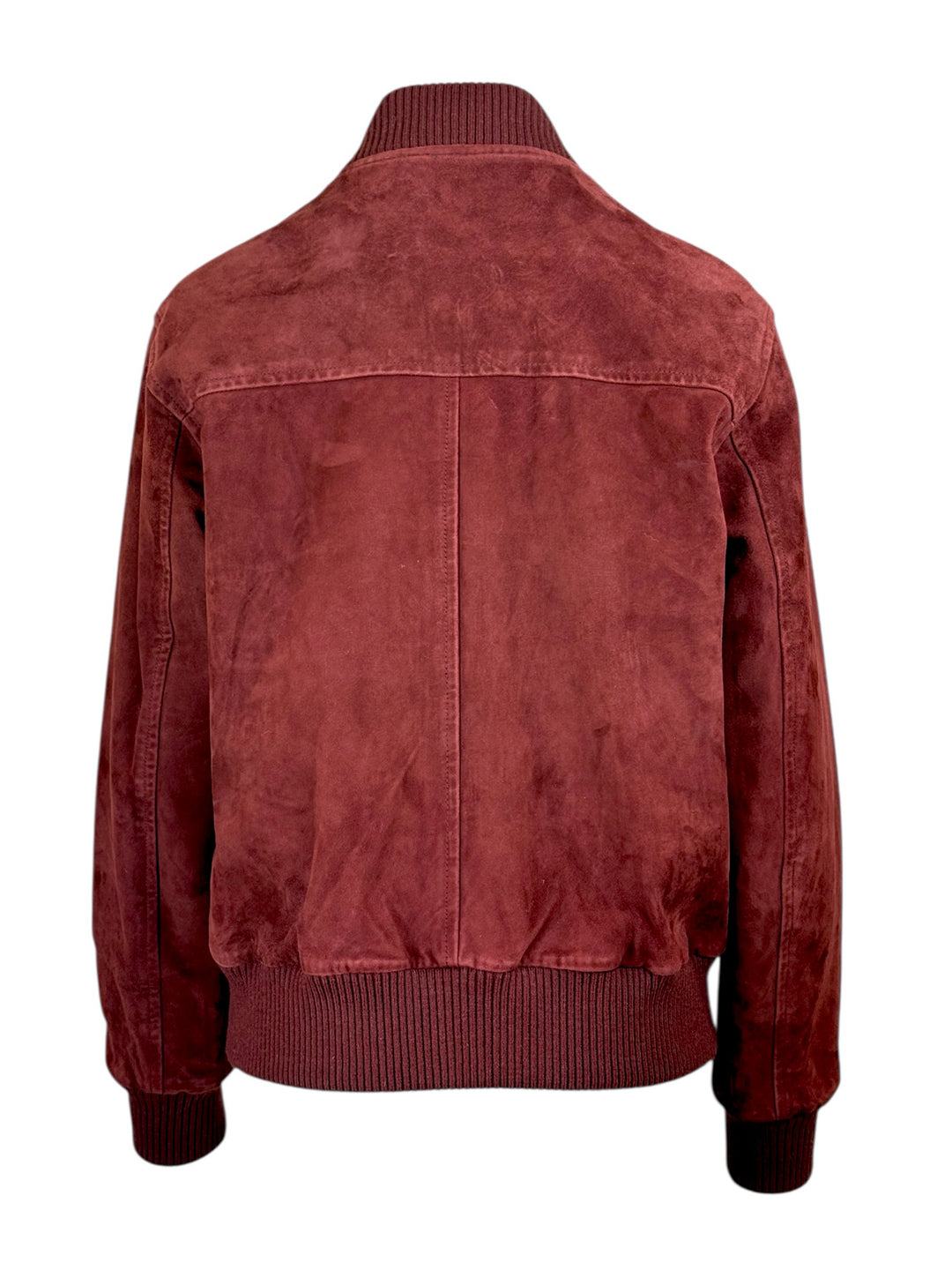 Sandro Size M Men's Goat Suede Bomber Jacket