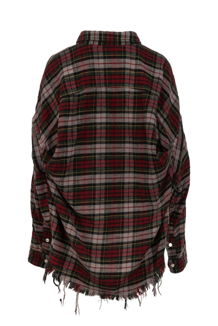 R13 Size S Convertible Cropped Work Shirt