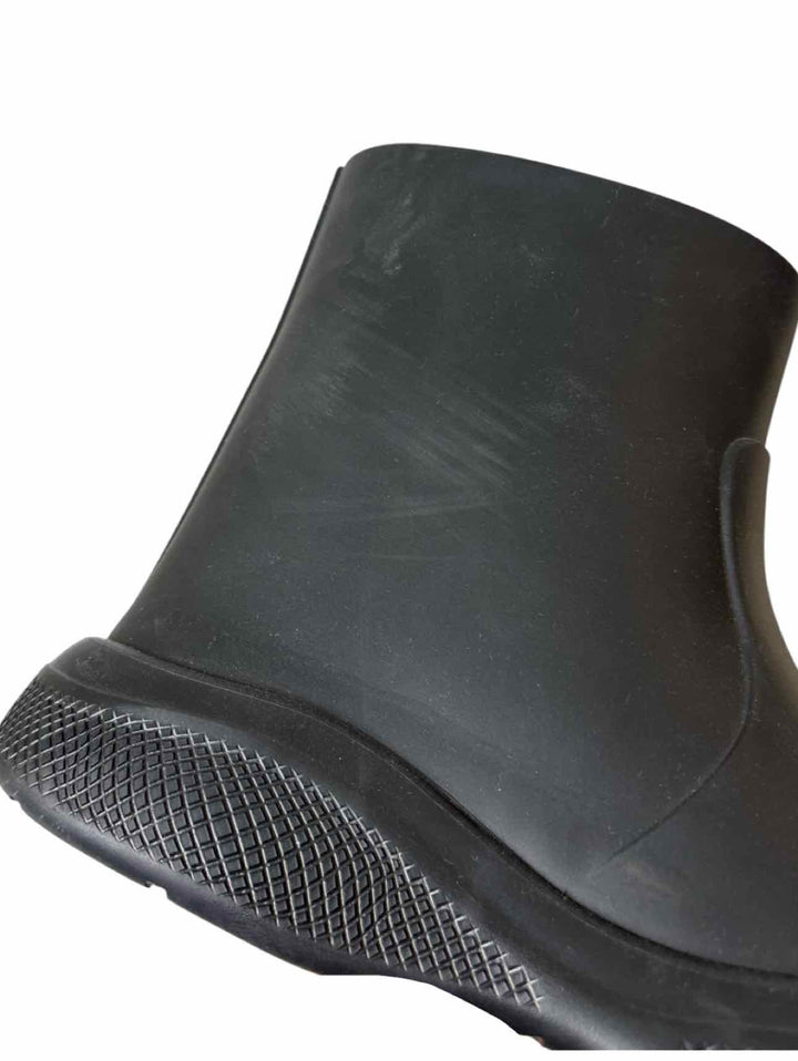 Prada Size 38 Mellow Rubber Ankle Boots