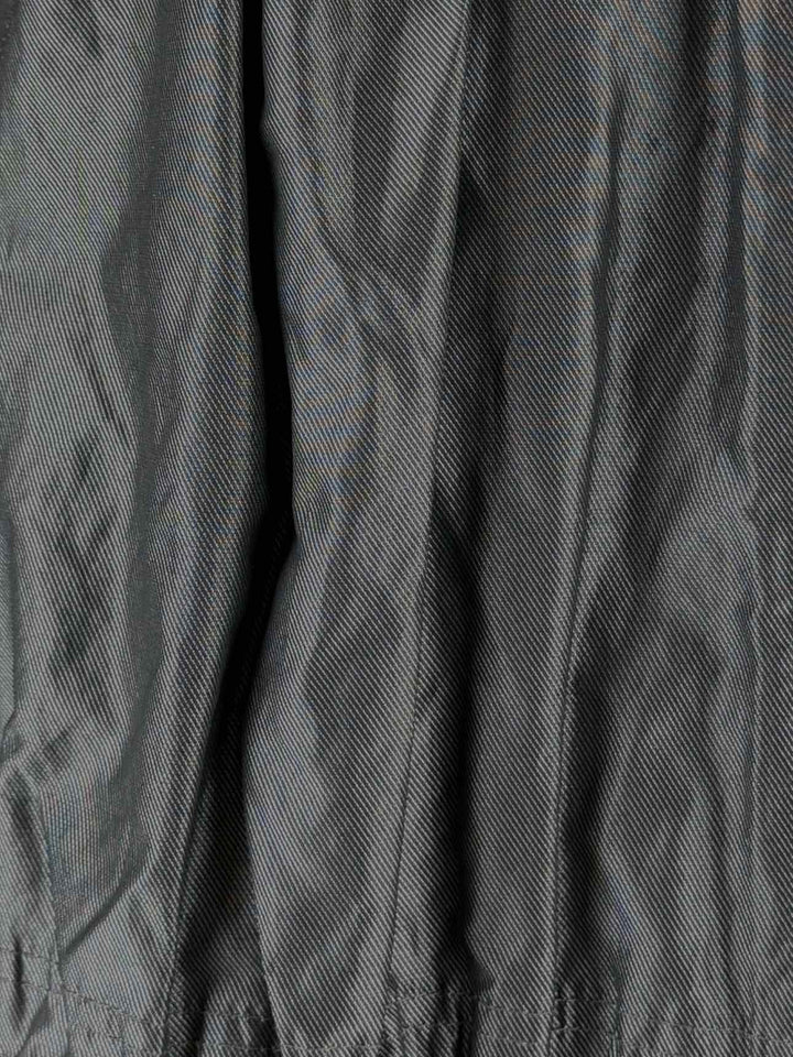 Burberry Size 12 Metallic Hooded Utility Coat