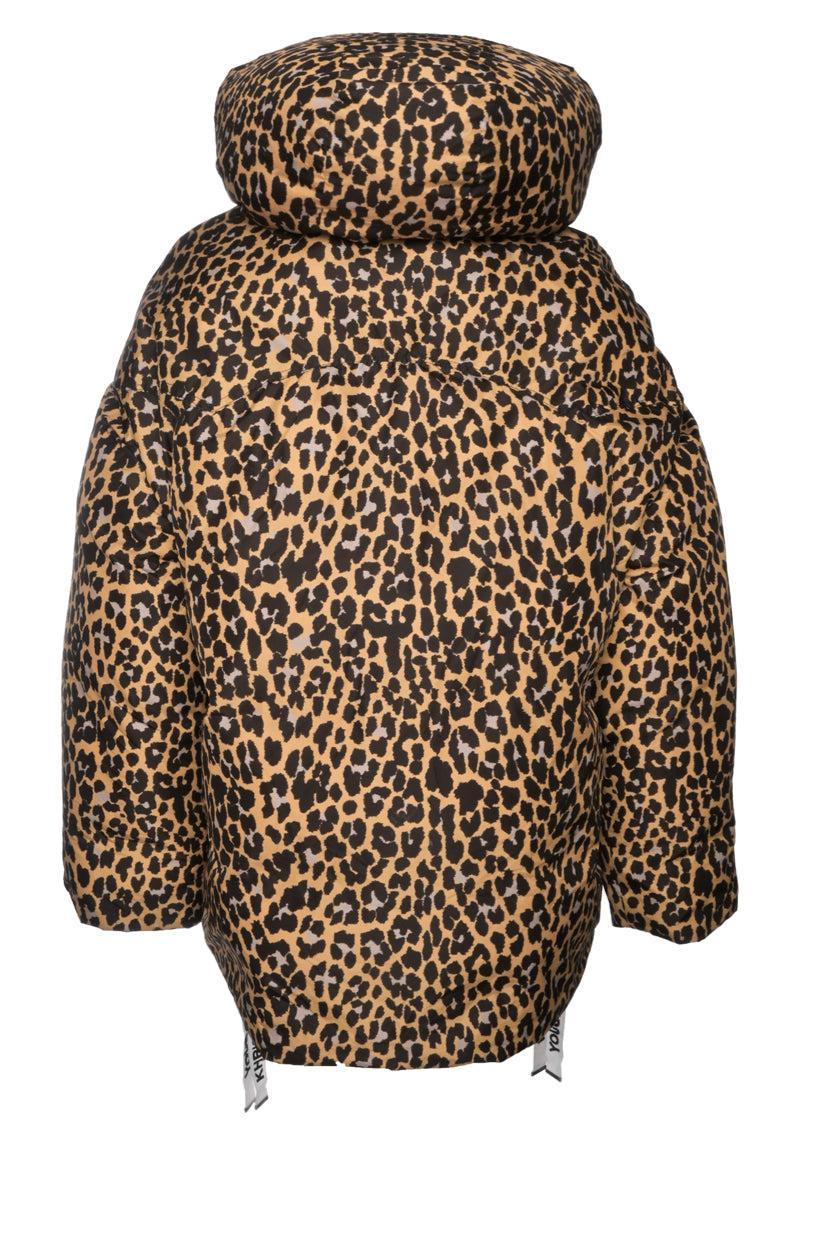 Khrisjoy Size 1 Leopard Padding Filled Down Jacket
