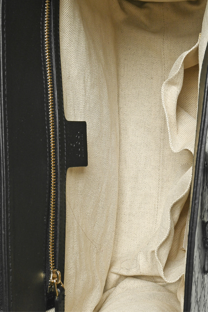 Gucci Large Emily Horsebit Guccissima Shoulder Bag