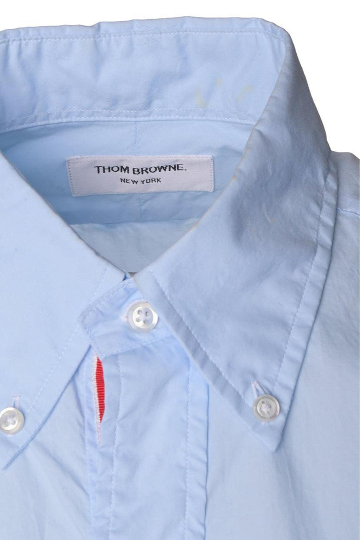 Thom Browne Size 4 Men's Cotton Button Down Shirt Long Sleeve