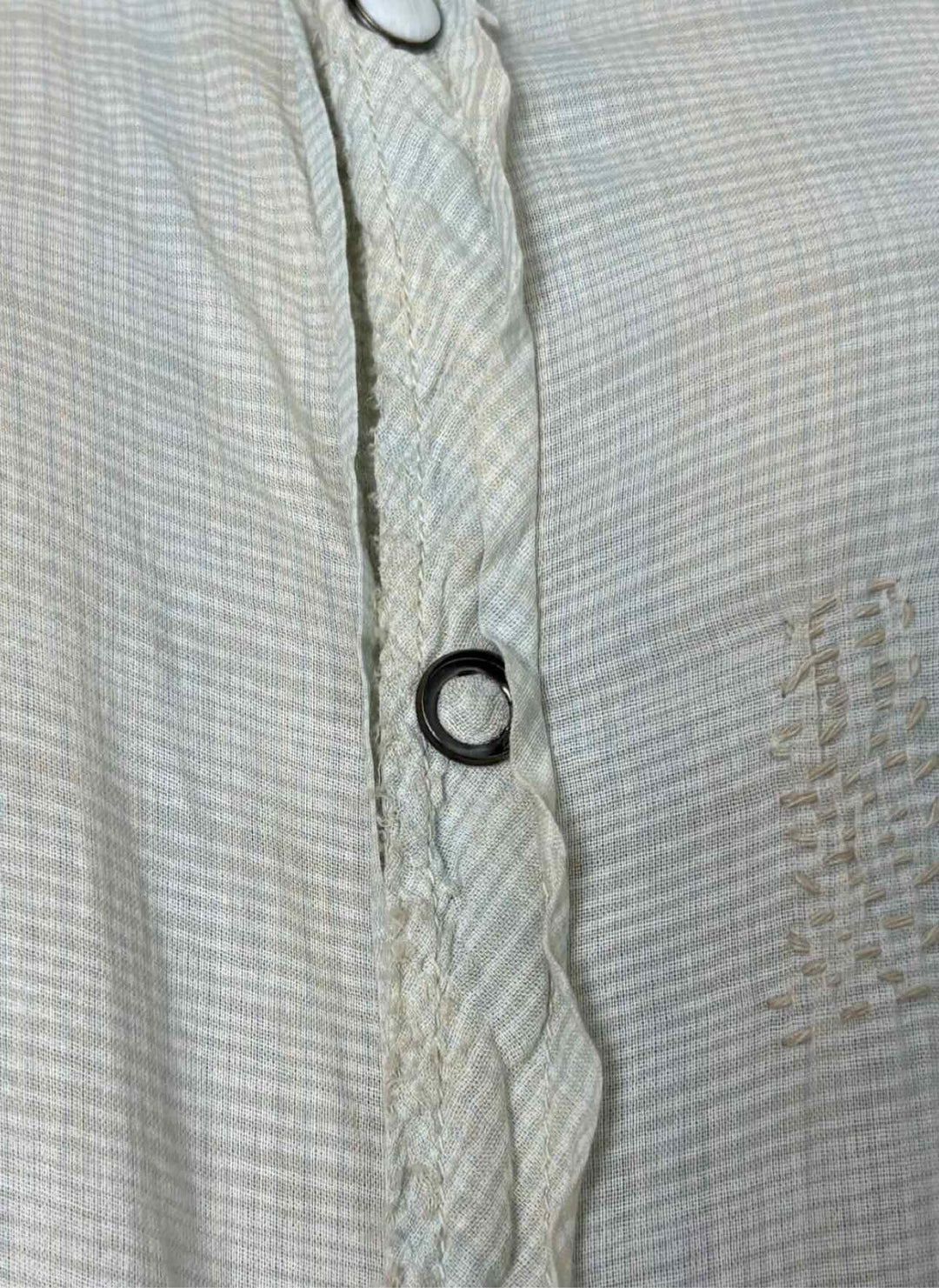 Magnolia Pearl Size OS Plaid Cotton Blouse