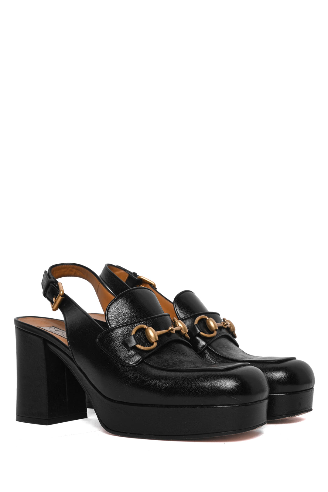 Gucci Size 39 Horsebit Slingback Pumps