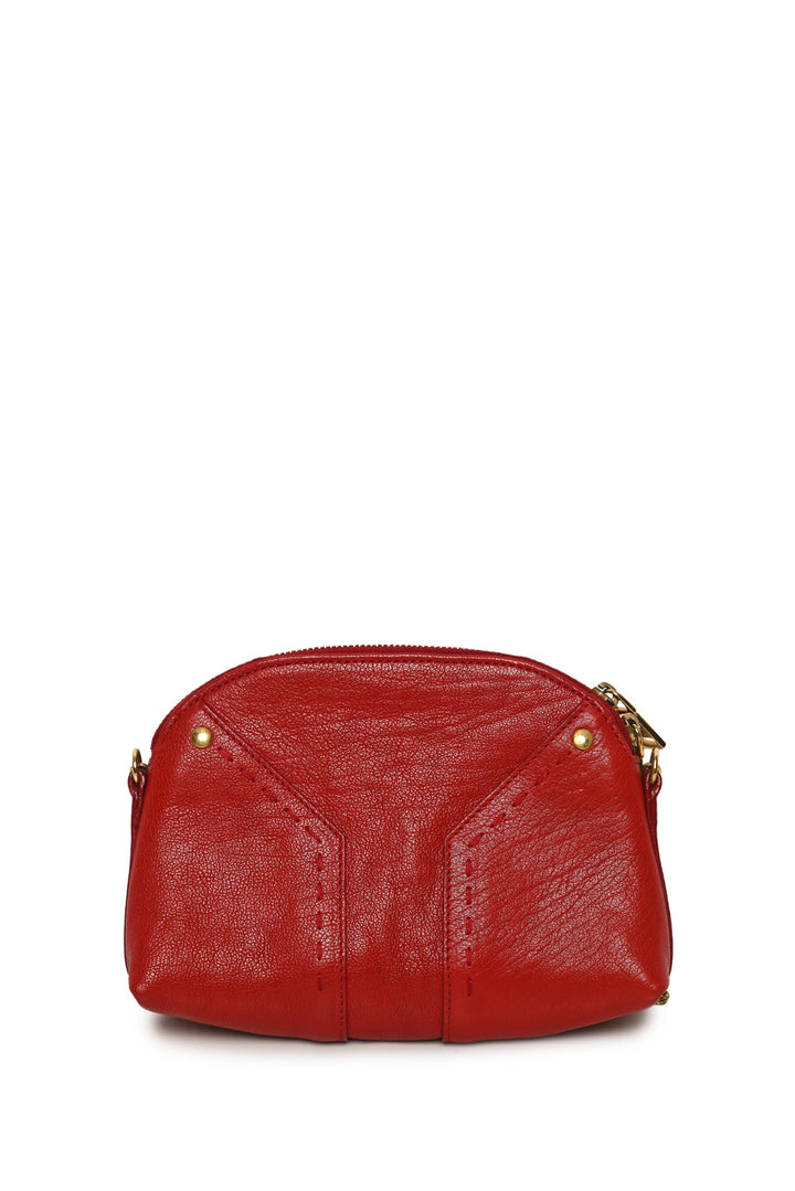 Saint Laurent Calfskin Leather Mini Muse Chain Shoulder Bag
