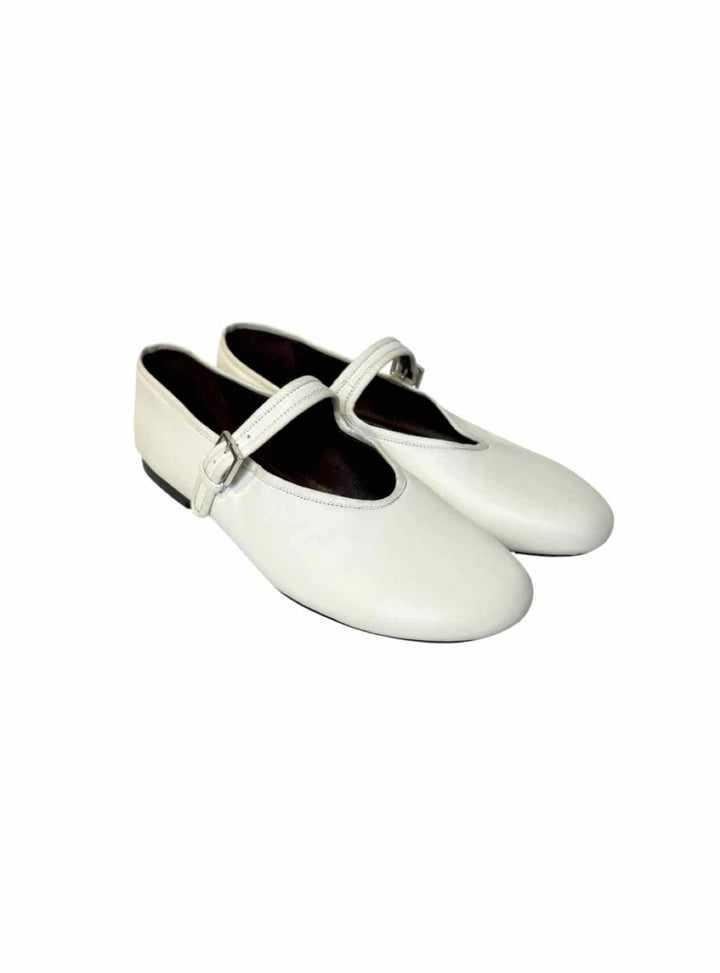 The Row Size 39 Boheme MJ Optic White Flats