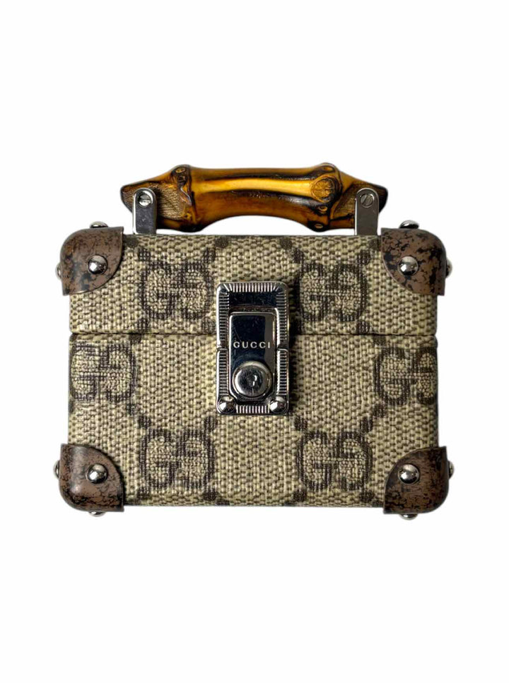 Gucci GG Supreme AirPods Trunk Case Purse
