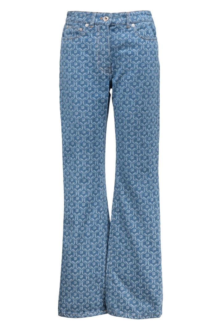 Paco Rabanne Size 36 Blue Motif Jeans