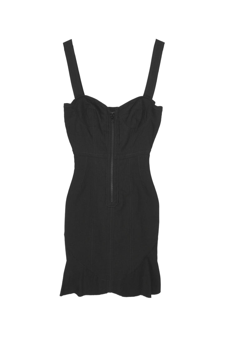 Isabel Marant Size 36 Corset Zip-Up Mini Dress