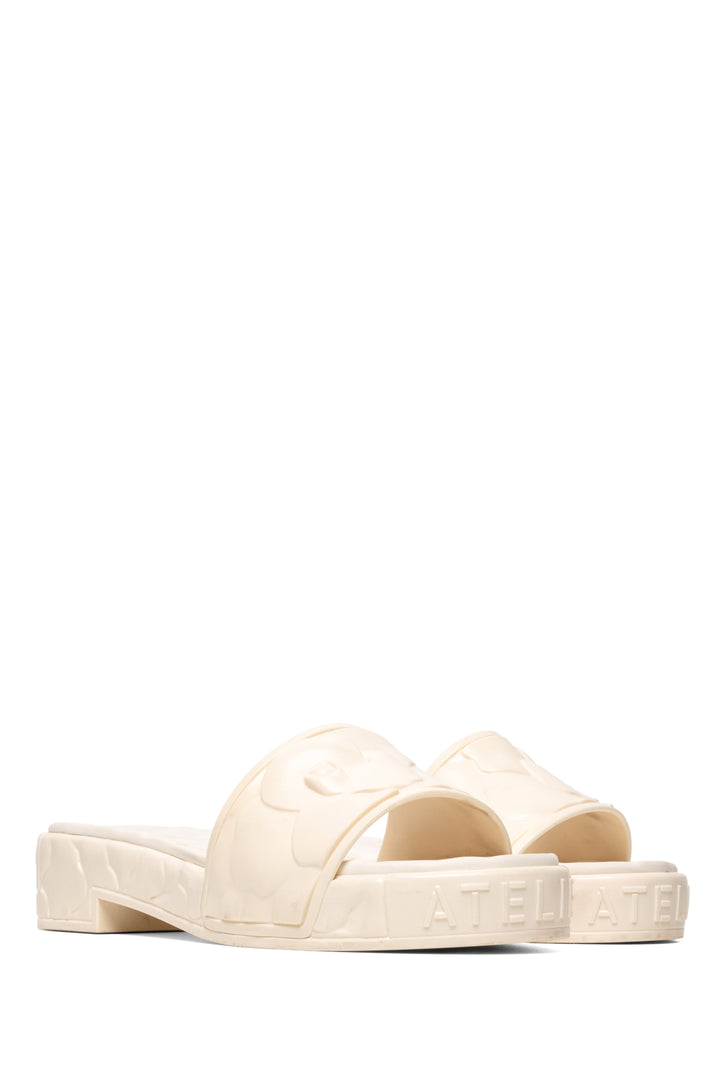 Valentino Size 38 Atelier Rose Edition Platform Slide Sandals