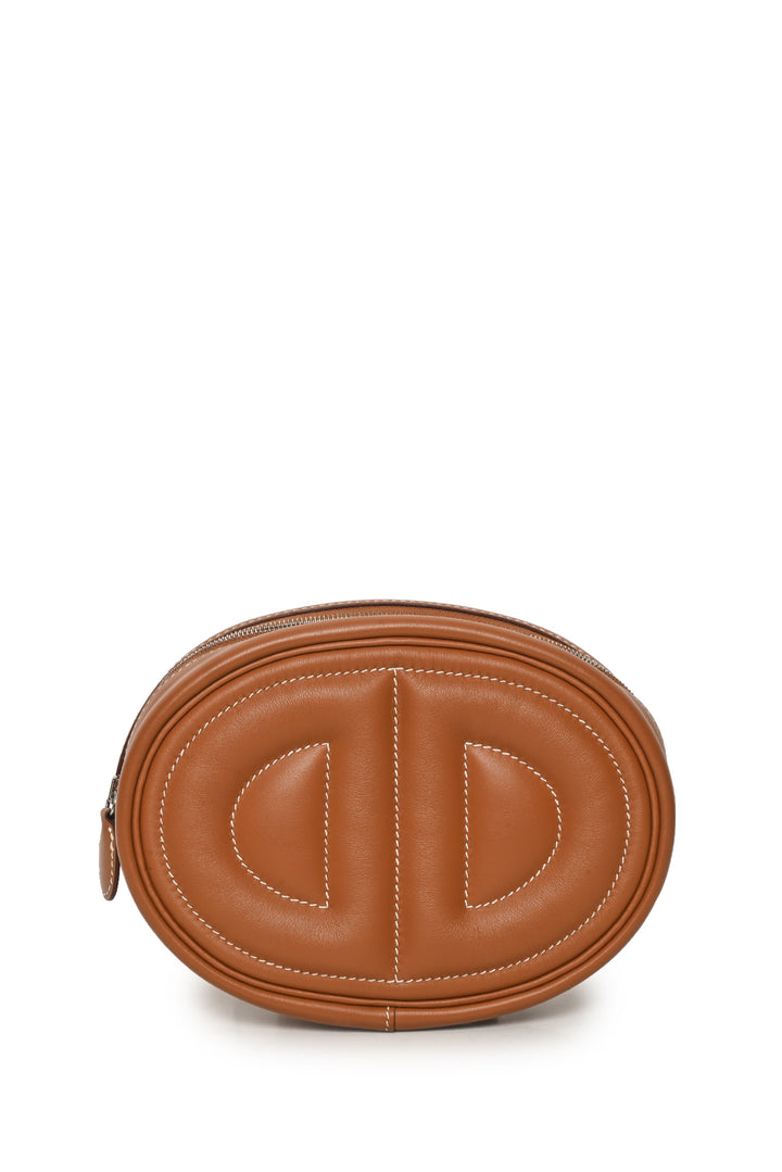 Hermes 2020 'Gold' Brown Swift Leather In-The-Loop Belt Bag