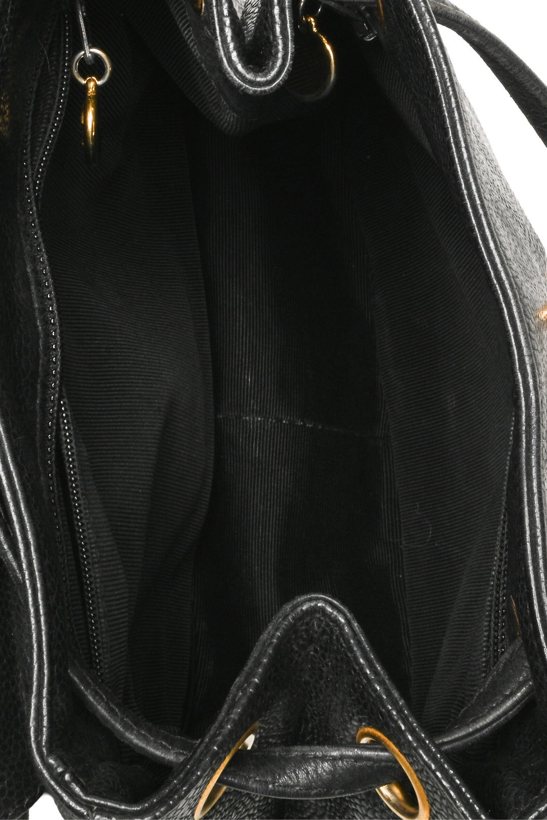 Chanel Vintage Caviar Triple CC BackPack