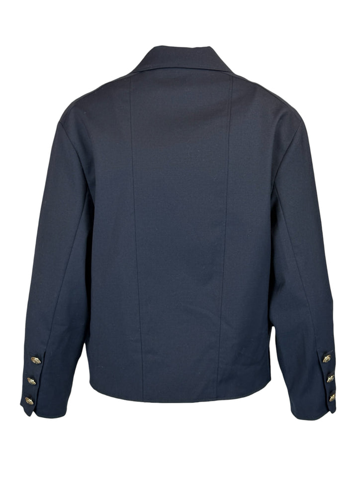 Sandro Size 34 Crest Patch Jacket