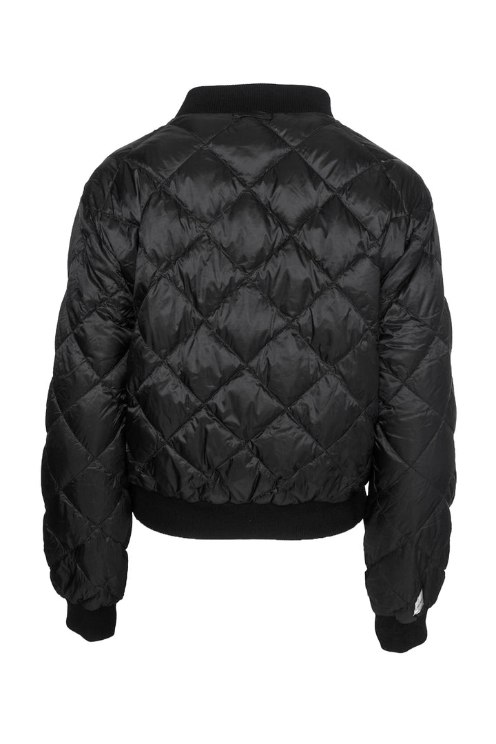 Maxmara Size 8 The Cube Quilted Reversible Down Bomber Jacket