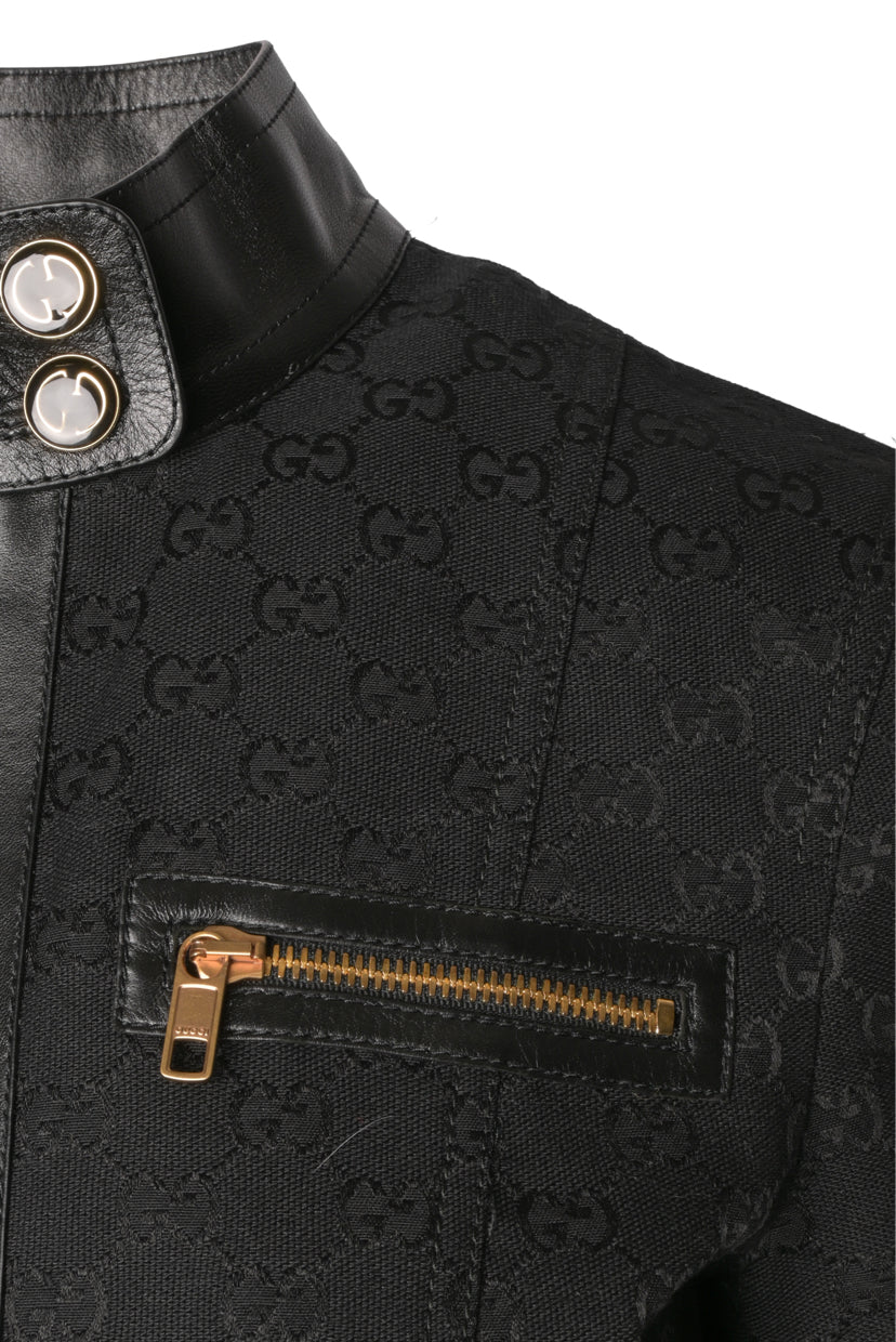 Gucci Size 40 GG Canvas Jacket