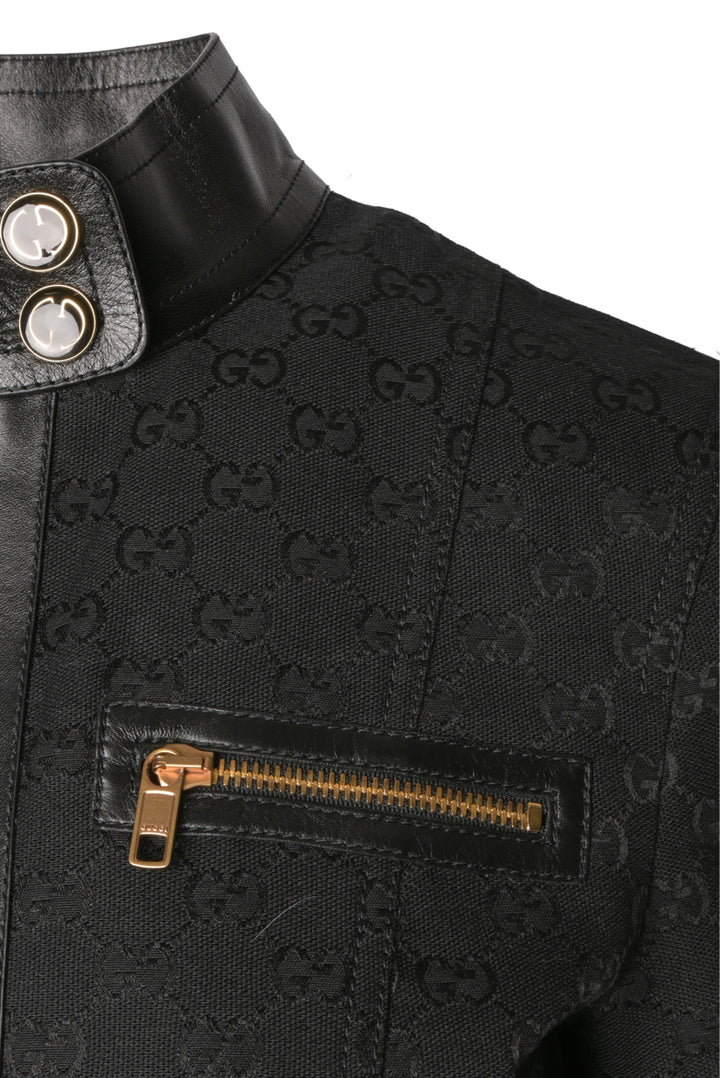 Gucci Size 40 GG Canvas Jacket