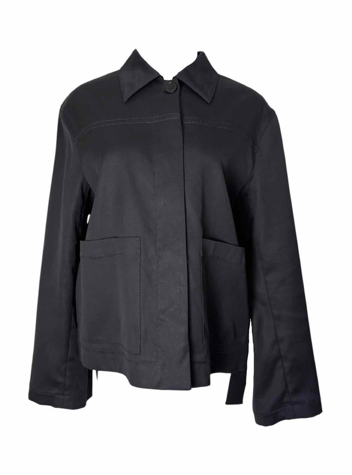 Cecilie Bahnsen Size 6 Cotton Blend Full Sleeve Jacket
