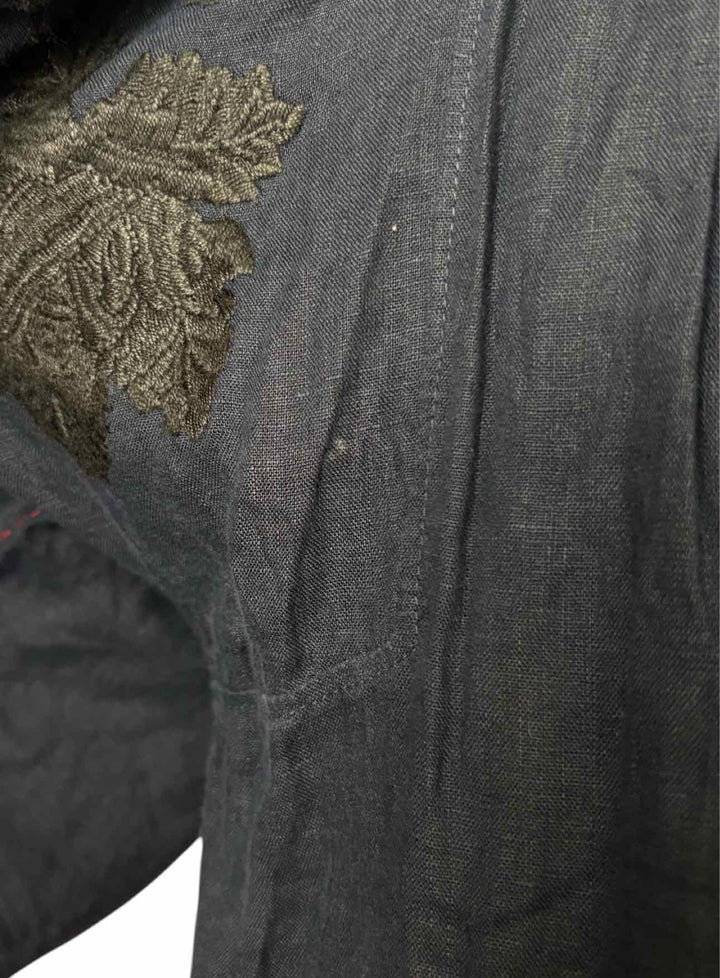 VITA KIN Size OS Floral Embroidered Linen Dress
