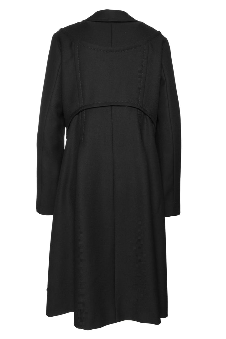 Christian Lacroix Size 10 Wool Trench Coat