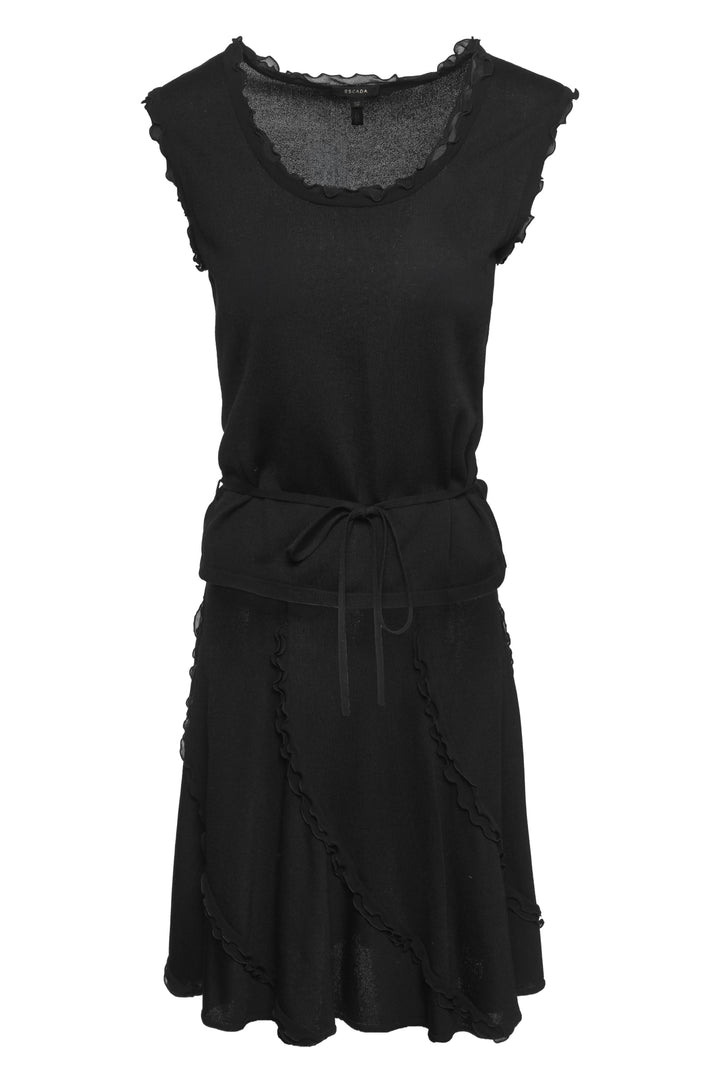 Escada Size 36 Sleeveless Knit Top & Skirt Set