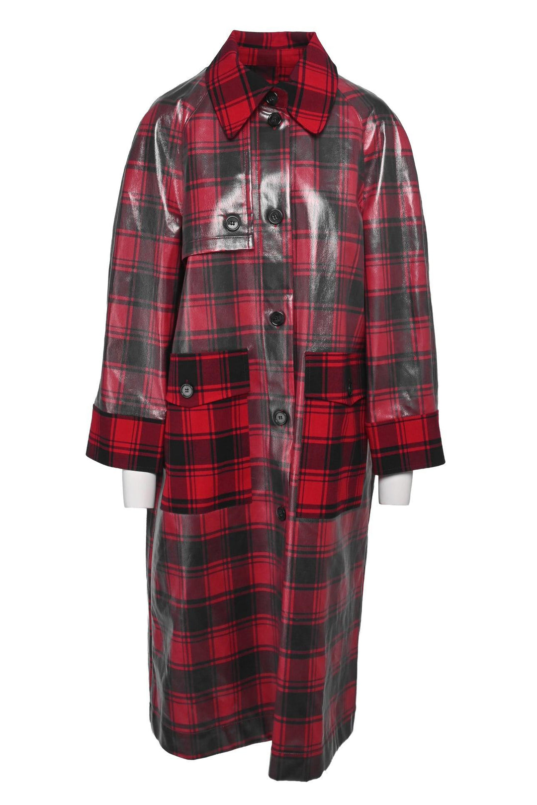 Baum Und Pferdgarten Size 6 Dorothy Plaid Trench Coat