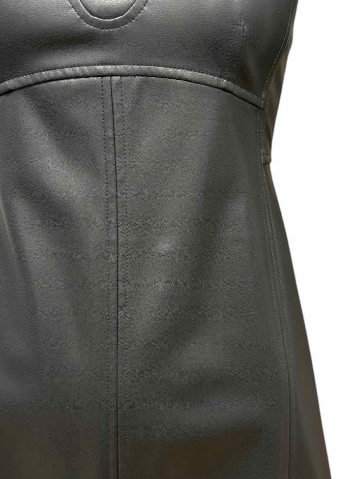 Tanya Taylor Size 00 Vegan Leather Dress
