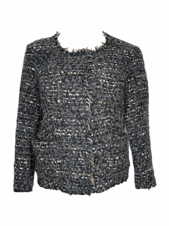 Isabel Marant Etoile Frayed Wool Blend Size 1 Cardigan