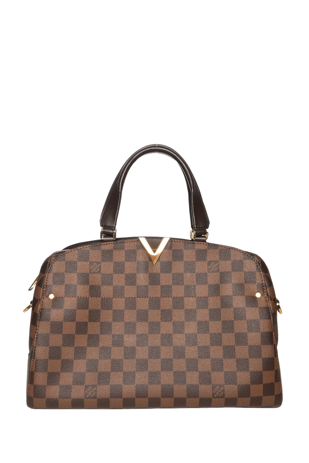 Louis Vuitton 2016 Damier Ebene Kensington Bowling Bag