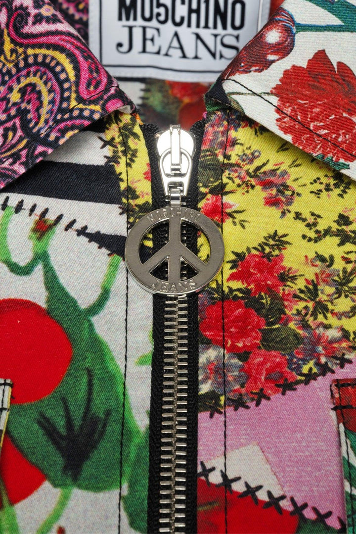 Moschino Jeans Size 4 Patchwork Jacket