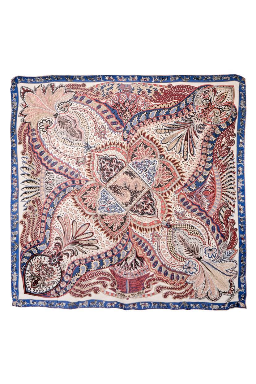 Hermes Le Jardin de Maharani Scarf