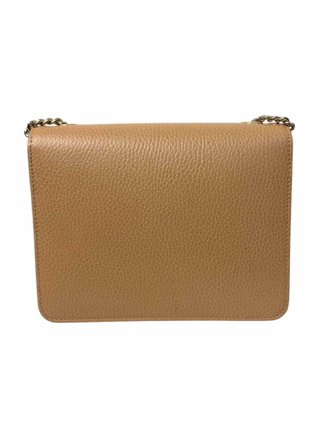 Gucci Dollar Calfskin Small Interlocking G Shoulder Bag Camelia Purse
