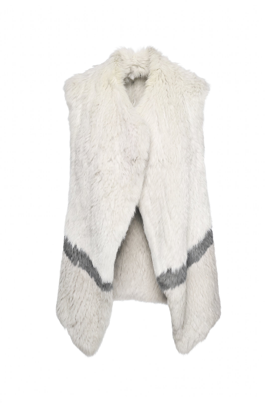 Luisa Cerano Size 8 Rabbit Fur Vest