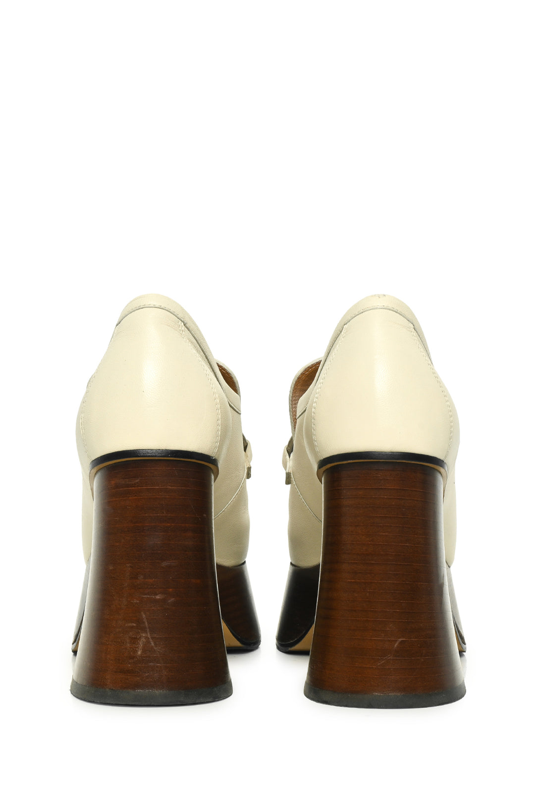 Gucci Size 38 Horsebit Platform Loafers