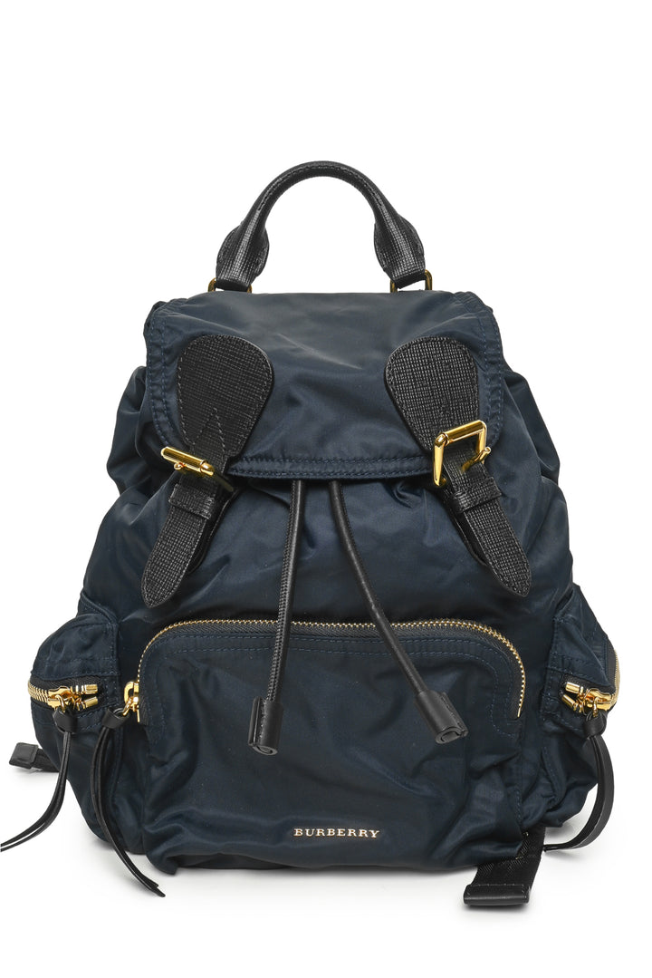 Burberry Rucksack Leather Trimmed BackPack