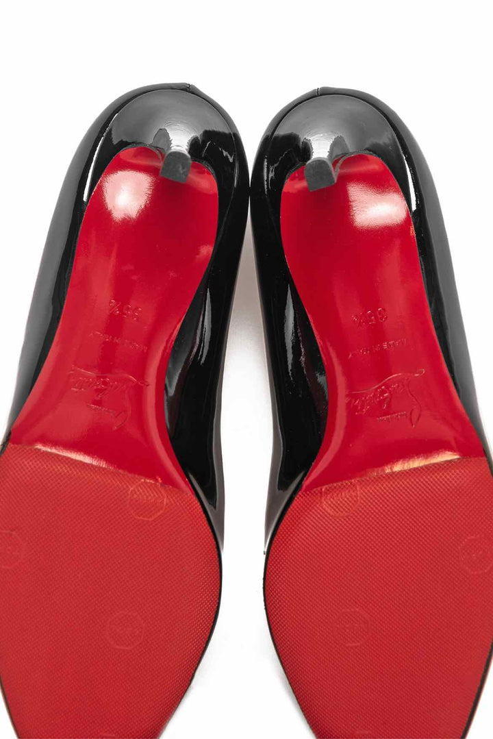 Christian Louboutin Size 35.5 Simple Pump 80 Patent Leather Pumps