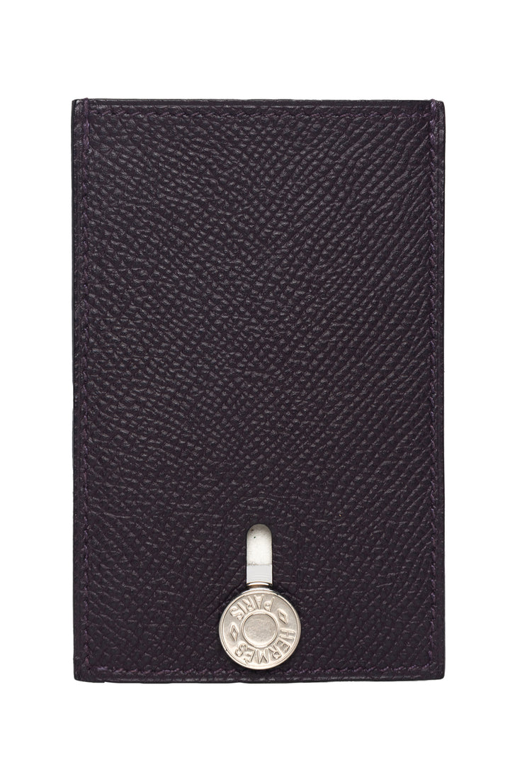 Hermes Epsom Calfskin Diablo Card Holder