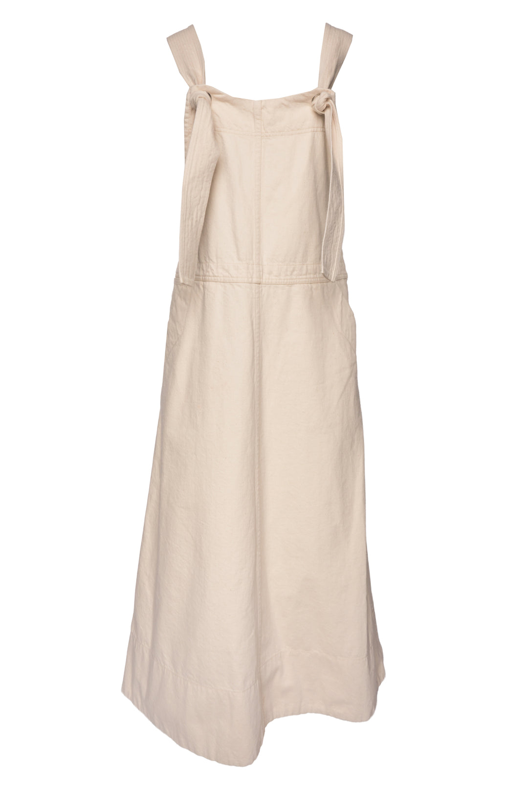 Jil Sander Size 6 Denim Overall Dress