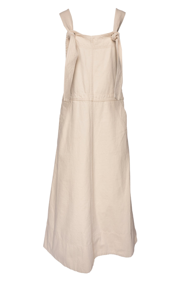Jil Sander Size 6 Denim Overall Dress
