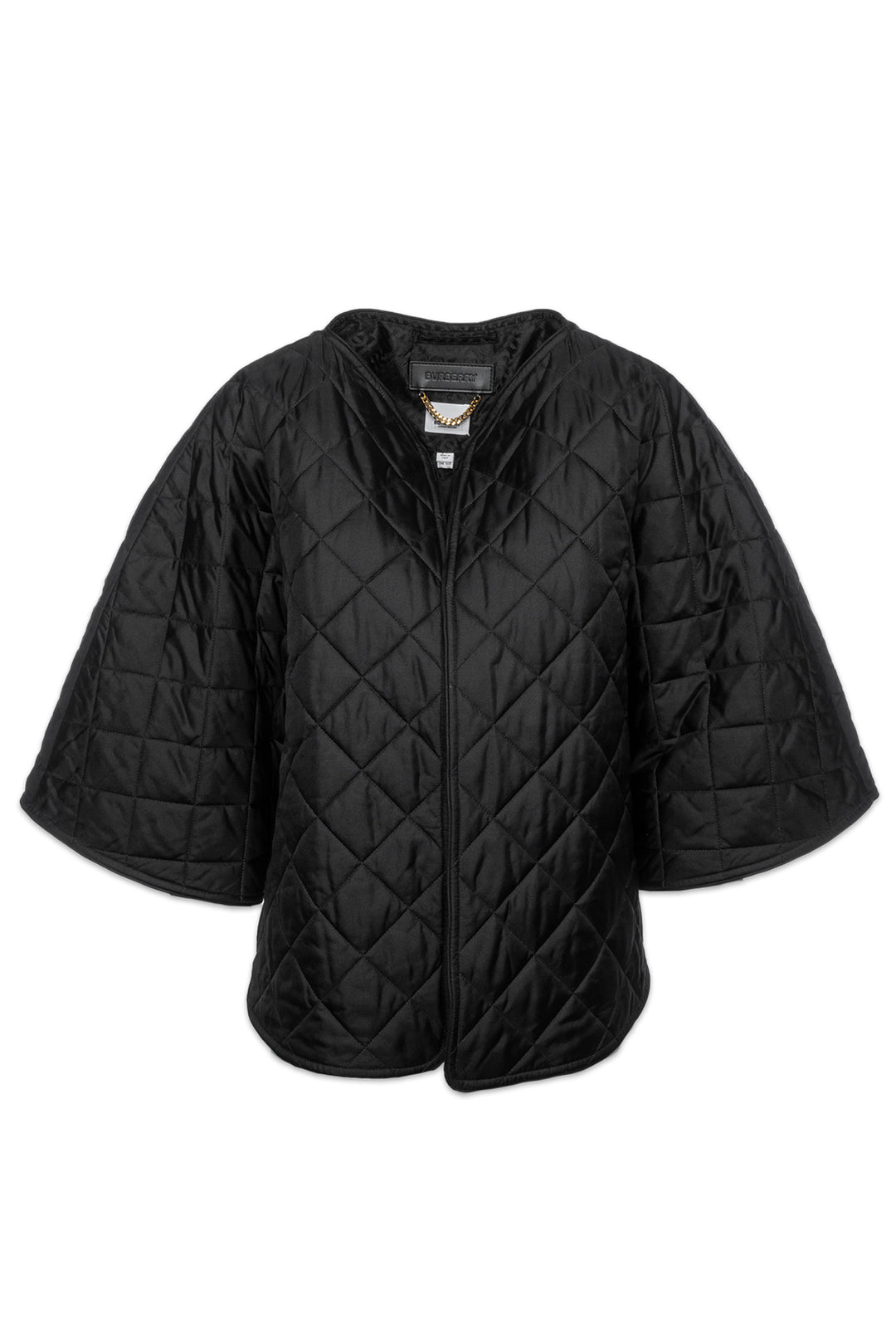 Burberry Size OS Quilted Silk Cape