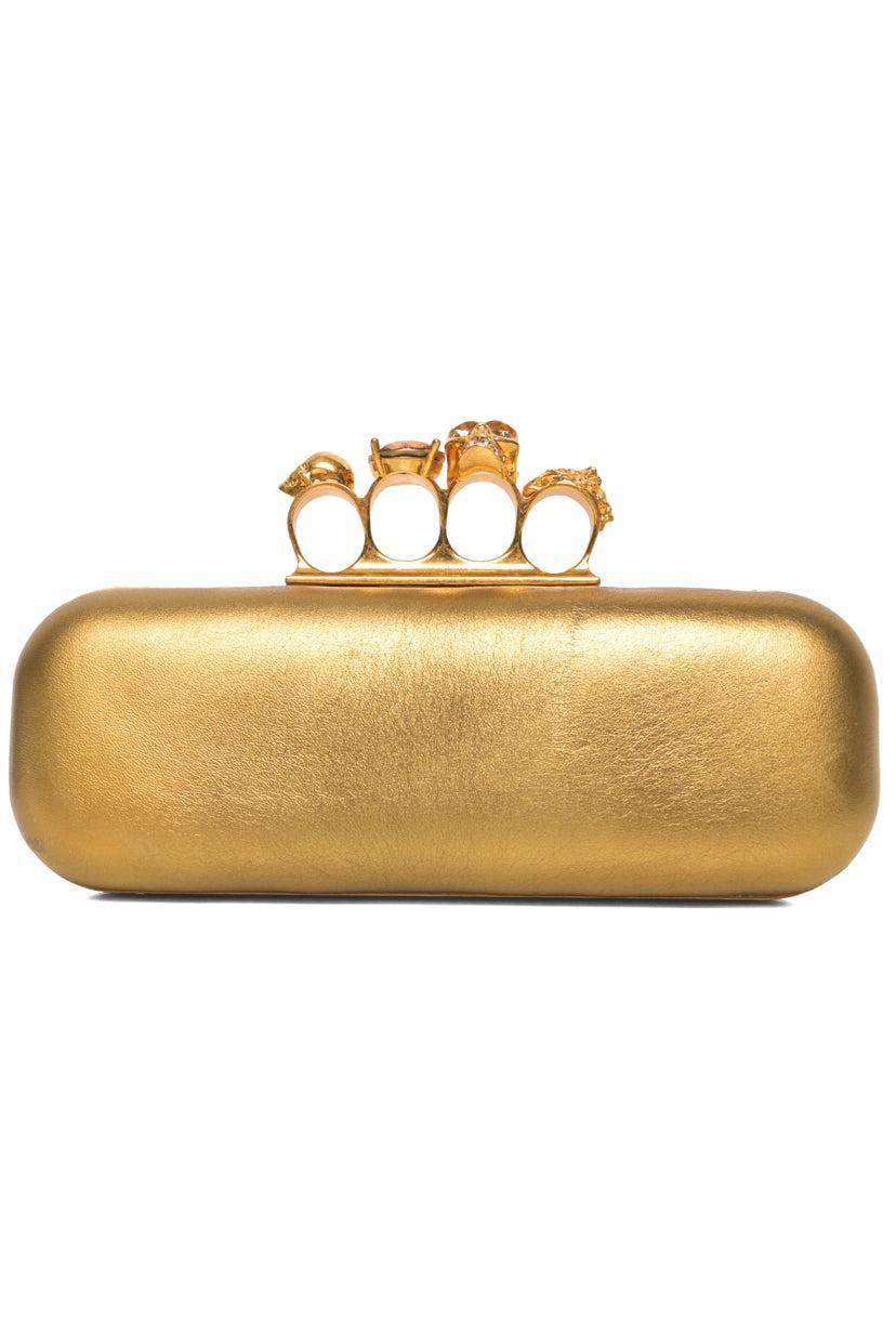 Alexander Mcqueen Skull Knuckle Duster Clutch