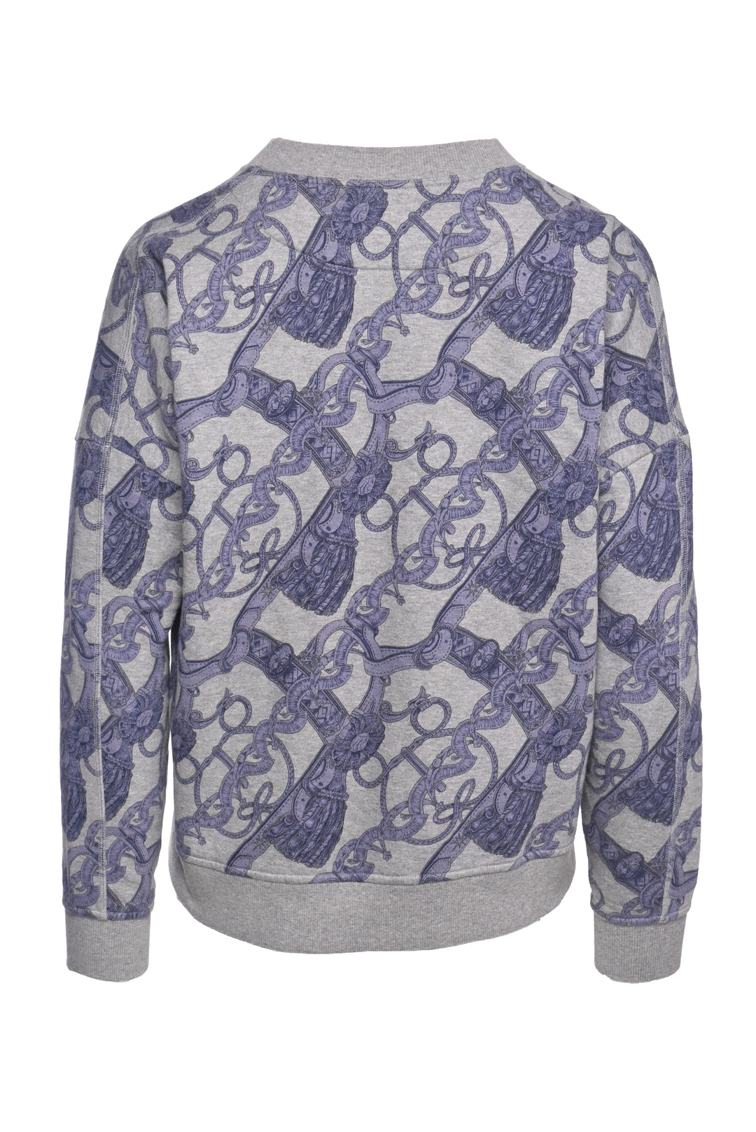 Hermes Size 36 Bride de Cour Print Cotton-Blend Sweatshirt