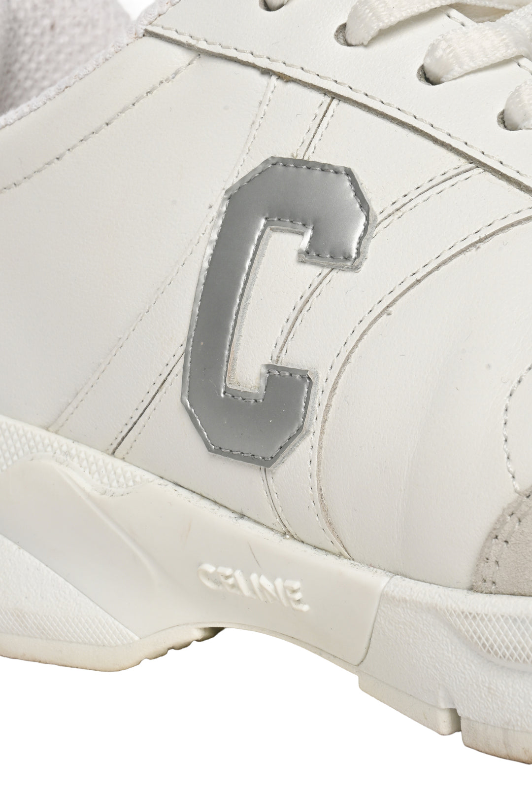 Celine Size 38 CR-02 Low Lace Up Sneaker