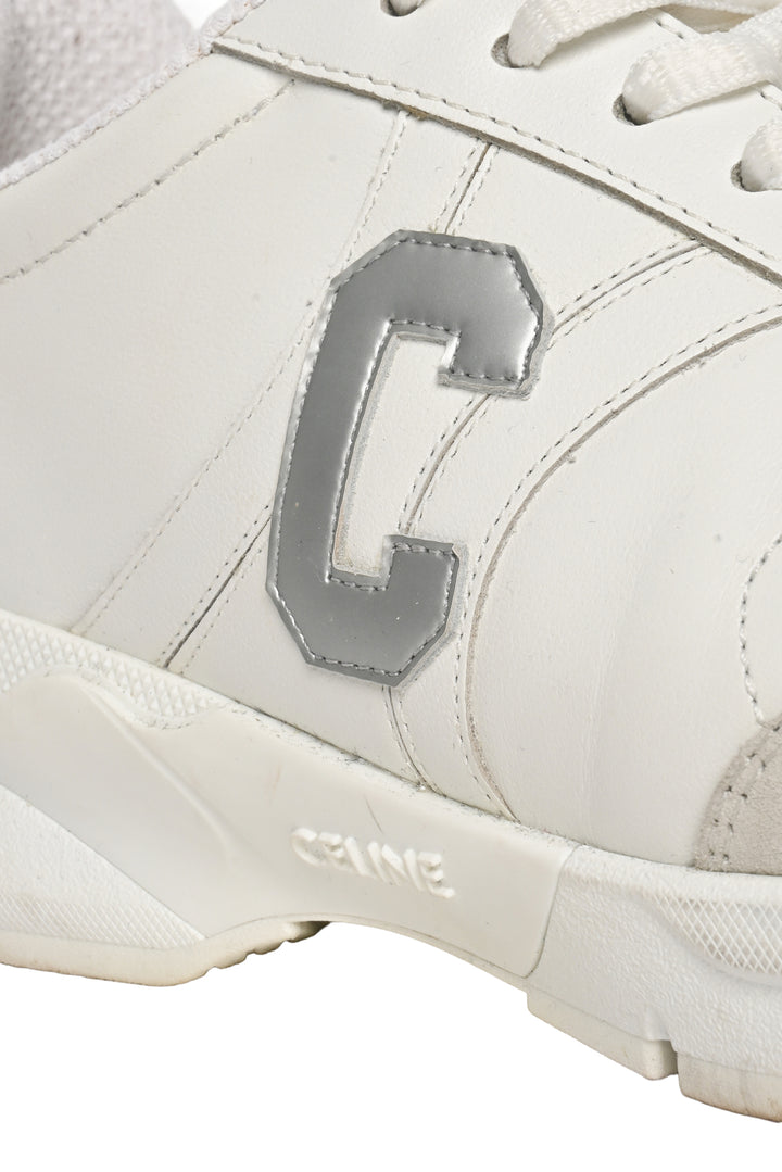 Celine Size 38 CR-02 Low Lace Up Sneaker
