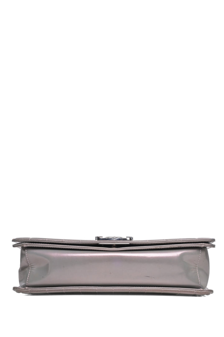 Chanel 2012 Large Iridescent Reverso Boy Shoulder Bag