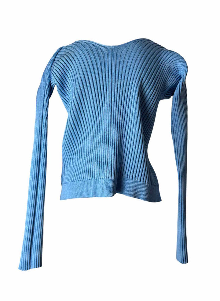 Jacquemus La Maille Pralu Ribbed Knit Size 44 Cardigan